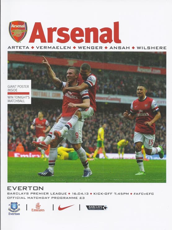 Arsenal FC v Everton FC